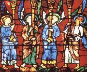 Angels from Notre Dame de la Belle Verriere unknow artist